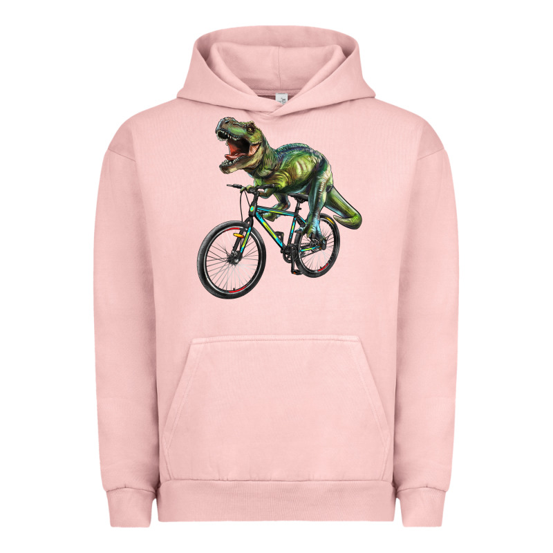 T Rex Dinosaur Riding Dinosaur Urban Hoodie by RanaPortraitStore | Teevron