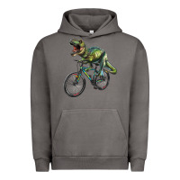 Pigment Tornado t rex dinosaur riding dinosaur Urban Hoodie - RanaPortraitStore