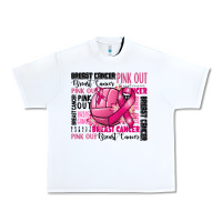 White volleyball pink out breast cancer Urban Heavy Tee - RanaPortraitStore