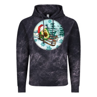 Cloud Black Slide Avocado Vintage Hoodie - FaDigitalArtStudio