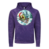 Cloud Purple Slide Avocado Vintage Hoodie - FaDigitalArtStudio