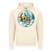 Vintage Artic Slide Avocado Vintage Hoodie - FaDigitalArtStudio