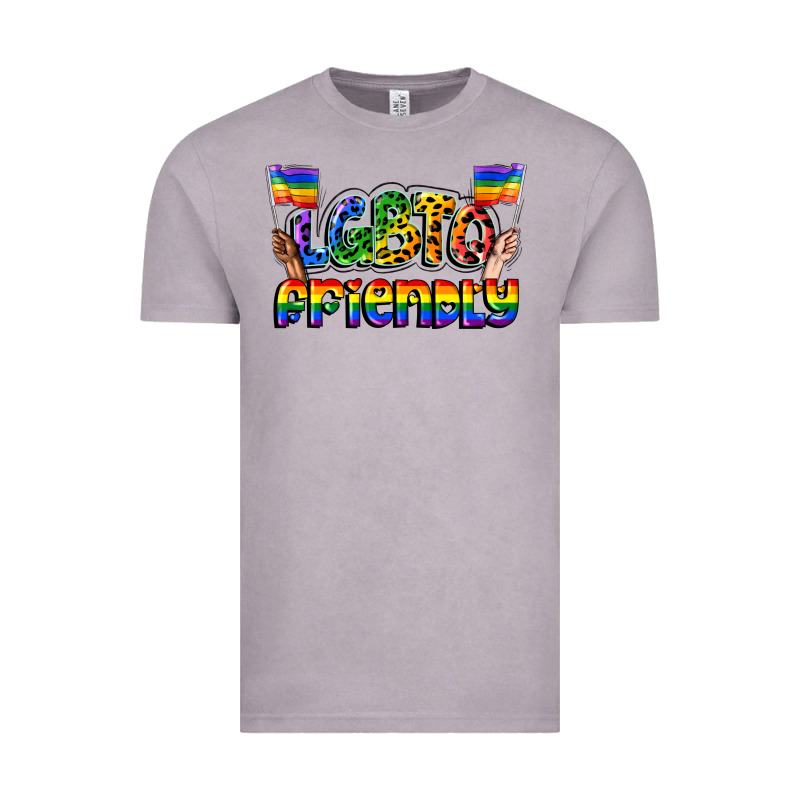 Lgbtq Friendly Pride Vintage Tee by FaDigitalArtStudio | Teevron
