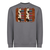 Storm serape cowhide  brushstroke Heavyweight Sweatshirt - AdoDesignShop