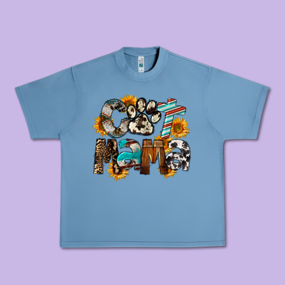 Western Cat Mama Mother's Day Urban Heavy Tee Designed By Fadigitalartstudio