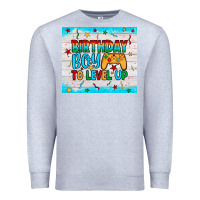 Heather Grey birthday boy to level up Premium Sweatshirt - JahusDesignShop