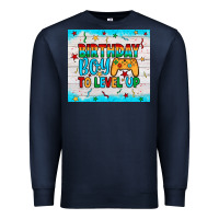 Navy birthday boy to level up Premium Sweatshirt - JahusDesignShop