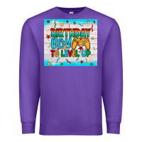Purple birthday boy to level up Premium Sweatshirt - JahusDesignShop