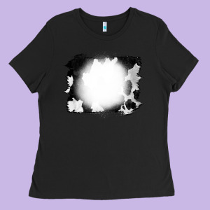 Cowhide Bleached Ladies Tee Designed By Cowcowdesign