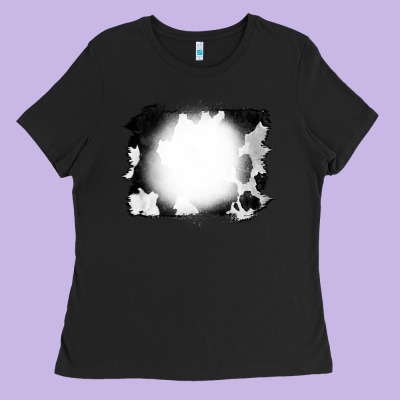 Cowhide Bleached Ladies Tee Designed By Cowcowdesign
