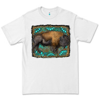 Bison With Gemstone Background Premium Tee | Teevron