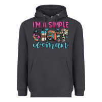 Smoke i'm a simple woman Heavyweight Hoodie - JahusDesignShop