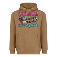 Toasted Coconut i'm a simple woman Heavyweight Hoodie - JahusDesignShop
