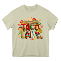 Mossy cinco de mayo taco lady Heavy Core Tee - CowGirlArtShop