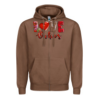 Chestnut love vibes Zipper Hoodie - AdoDesignShop