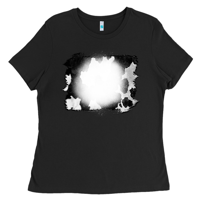 Cowhide Bleached Ladies Tee by CowCowDesign | Teevron