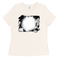 Bone Cowhide Bleached Ladies Tee - CowCowDesign