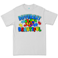 Dove Grey Different is beautiful Autism Premium Tee - CowGirlArtShop