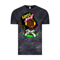 Cloud Black black gamer girl Vintage Tee - FaDigitalArtStudio