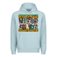 Blue Mist Western Wasted On You Premium Hoodie - LillyAllenDesigns