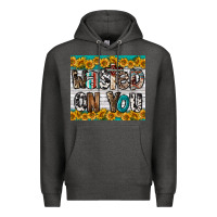 Charcoal Heather Western Wasted On You Premium Hoodie - LillyAllenDesigns