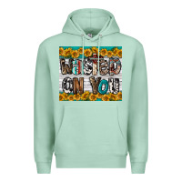 Seafoam Western Wasted On You Premium Hoodie - LillyAllenDesigns