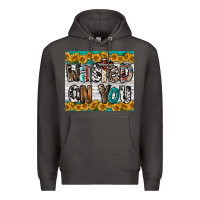 Smoke Western Wasted On You Premium Hoodie - LillyAllenDesigns