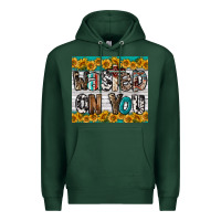 Sports Green Western Wasted On You Premium Hoodie - LillyAllenDesigns