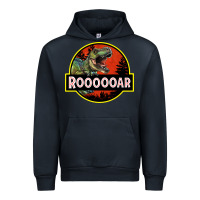 Navy t rex roaring Urban Hoodie - RanaPortraitStore