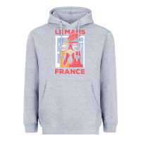 Heather Grey le mans t  shirt le mans france gallic rooster t  shirt Heavyweight Hoodie - linhVisuals
