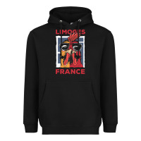 Black limoges t  shirt limoges france gallic rooster t  shirt Heavyweight Hoodie - linhVisuals