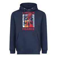 Navy limoges t  shirt limoges france gallic rooster t  shirt Heavyweight Hoodie - linhVisuals