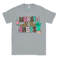 Heather Grey nurses call the shots Classic Tee - CowGirlArtShop