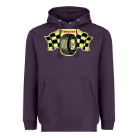Plum firestone one racing Heavyweight Hoodie - linhVisuals