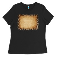 Black Buralp and Leopard Ladies Tee - CowCowDesign