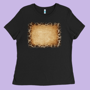 Buralp And Leopard Ladies Tee Designed By Cowcowdesign