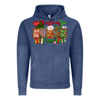 Vintage Denim Christmas Nurse Crew Vintage Hoodie - FaDigitalArtStudio