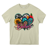 Mossy teacher hearts Heavy Core Tee - Jasminsmagicworld