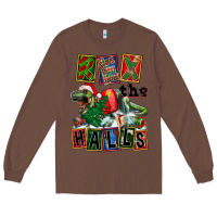 Chestnut Rex The Halls Long Sleeve Tee - FaDigitalArtStudio