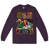 Plum Rex The Halls Long Sleeve Tee - FaDigitalArtStudio