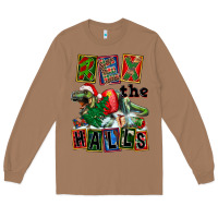 Toasted Coconut Rex The Halls Long Sleeve Tee - FaDigitalArtStudio