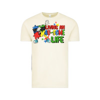 Vintage Arctic Living an au-some life Autism Awareness Day Vintage Tee - FaDigitalArtStudio