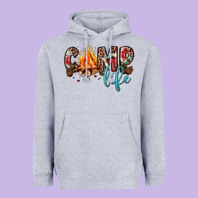 Camp Life Heavyweight Hoodie Designed By Jahusdesignshop