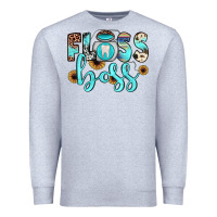 Heather Grey floss boss Premium Sweatshirt - JahusDesignShop