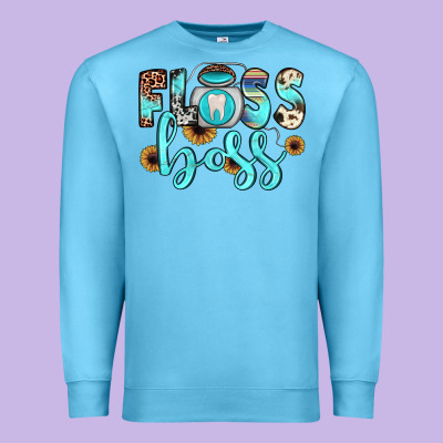 Floss Boss Premium Sweatshirt Designed By Jahusdesignshop