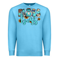 Ocean Blue floss boss Premium Sweatshirt - JahusDesignShop