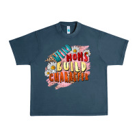 Midnight Navy Weird moms build character Mother's Day Urban Heavy Tee - FaDigitalArtStudio