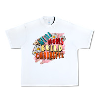 White Weird moms build character Mother's Day Urban Heavy Tee - FaDigitalArtStudio
