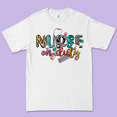 Nurse On Duty Premium Tee Designed By Cowgirlartshop
