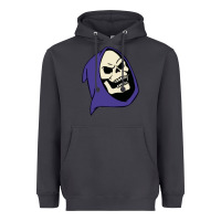 Smoke SKELETOR Heavyweight Hoodie - linhVisuals